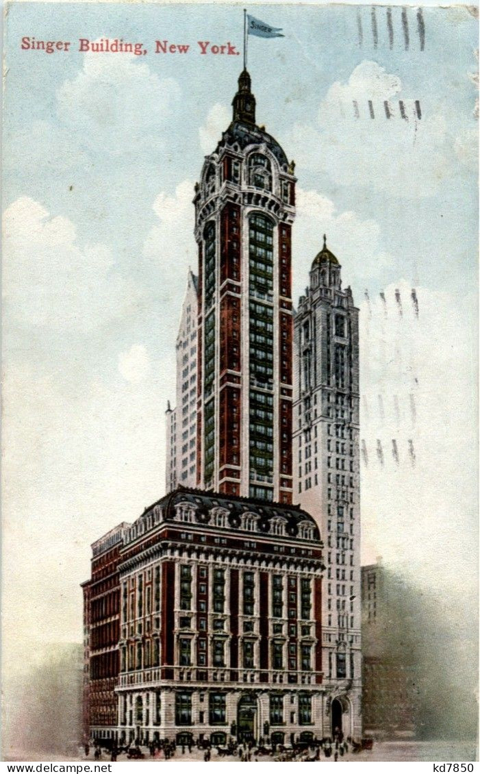 New York - Singer Building - Andere & Zonder Classificatie