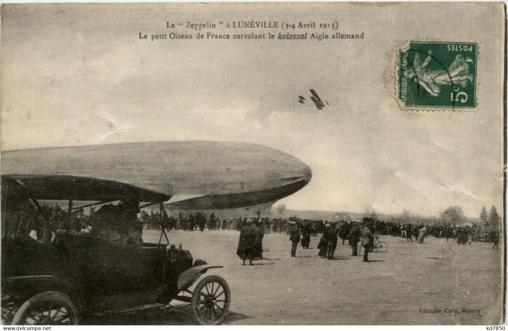 Le Zeppelin A Luneville 1913 - Airships