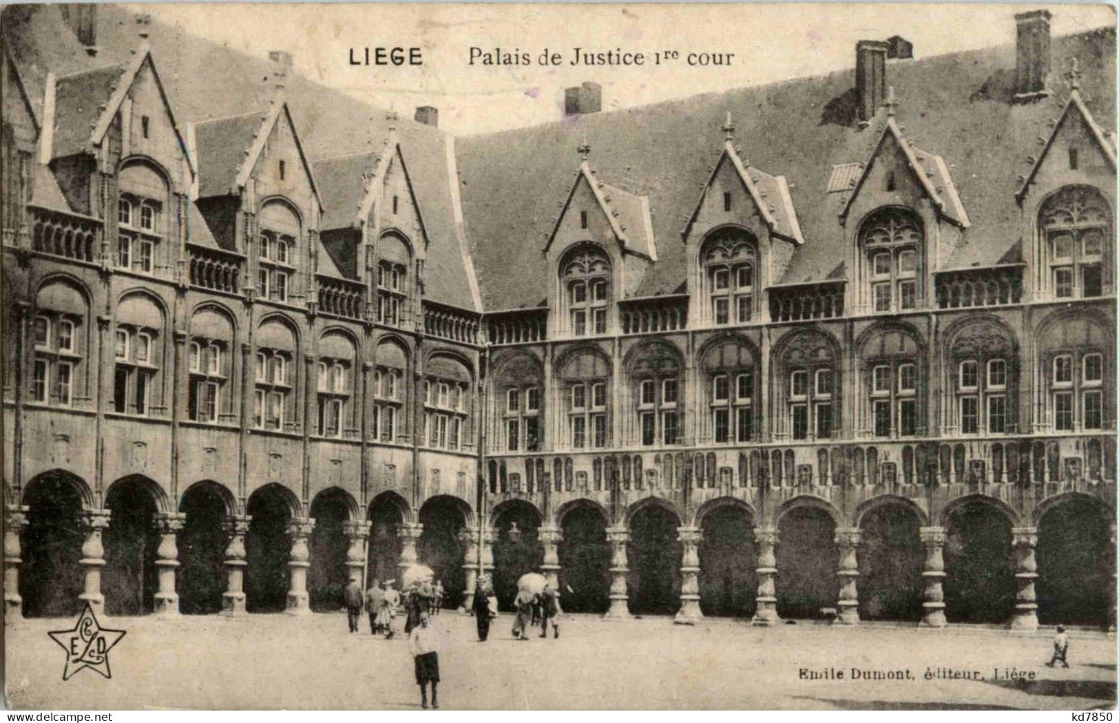 Liege - Palace De Justice - Feldpost - Liege