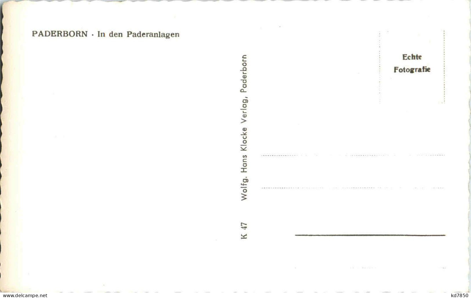 Paderborn - In Den Paderanlagen - Paderborn