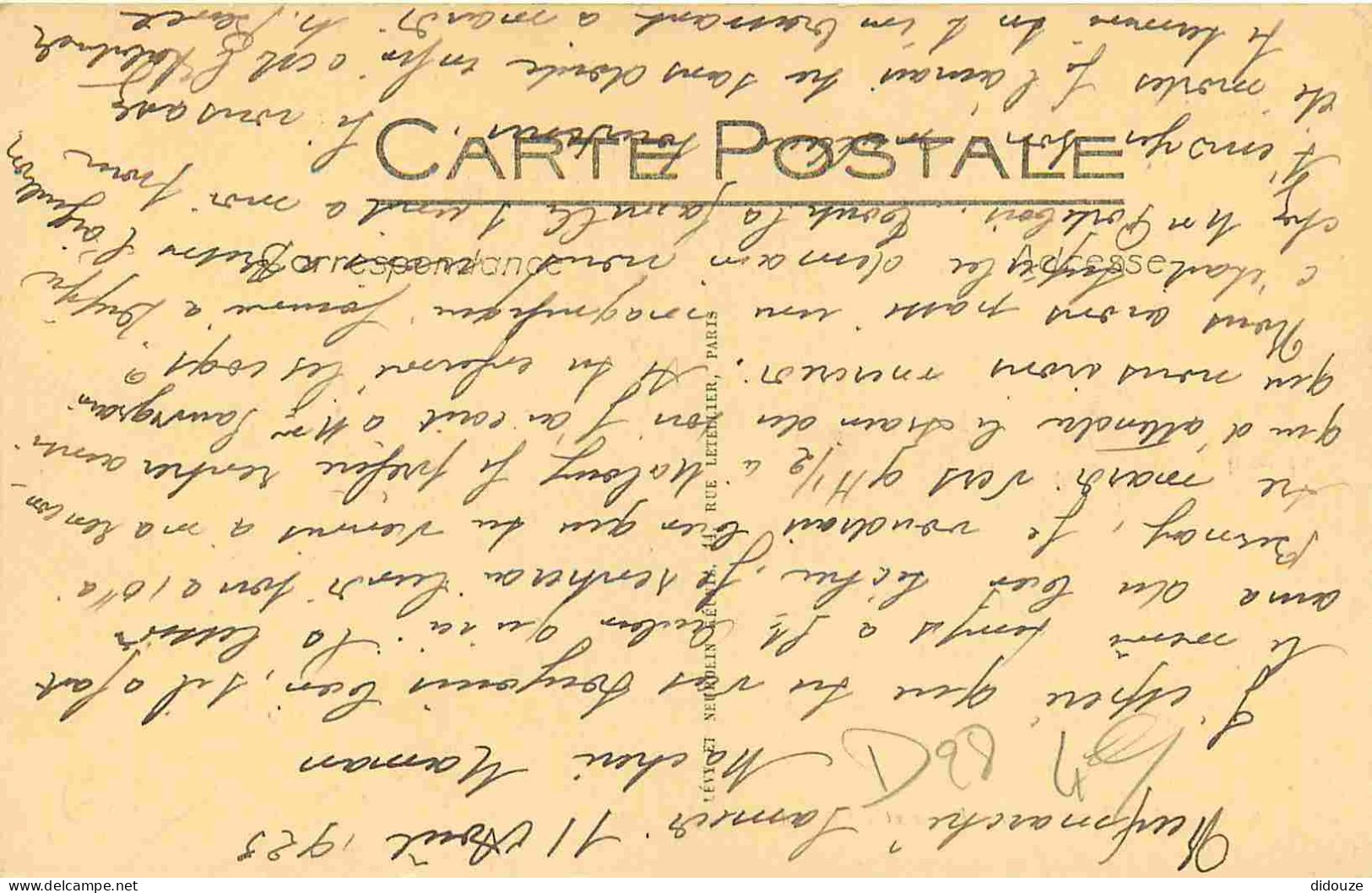 76 - Dieppe - La Plage Et L'Estacade - Animée - Correspondance - CPA - Oblitération Ronde De 1923 - Voir Scans Recto-Ver - Dieppe