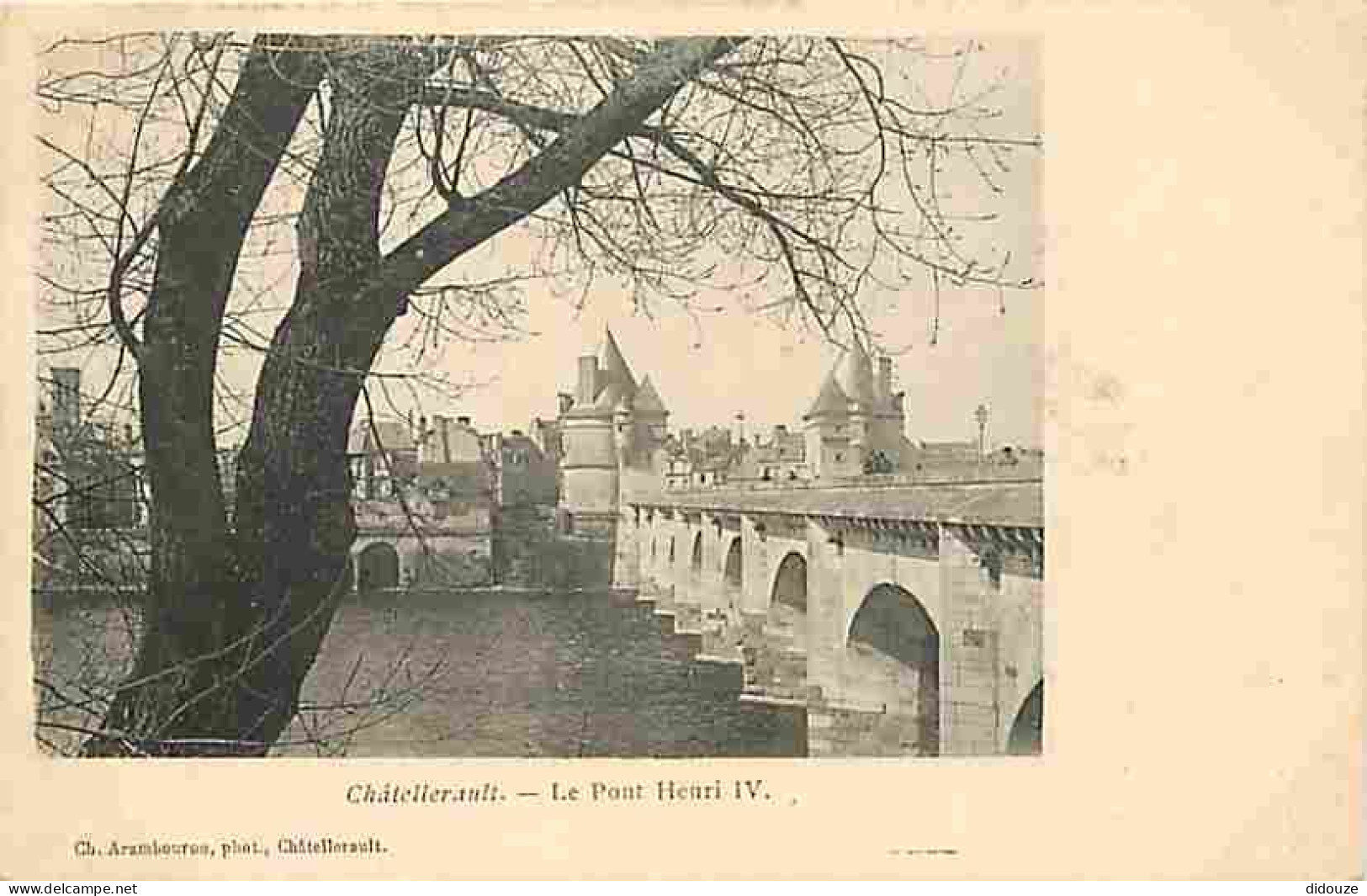 86 - Chatellerault - Le Pont Henri LV - Précurseur - CPA - Voir Scans Recto-Verso - Chatellerault