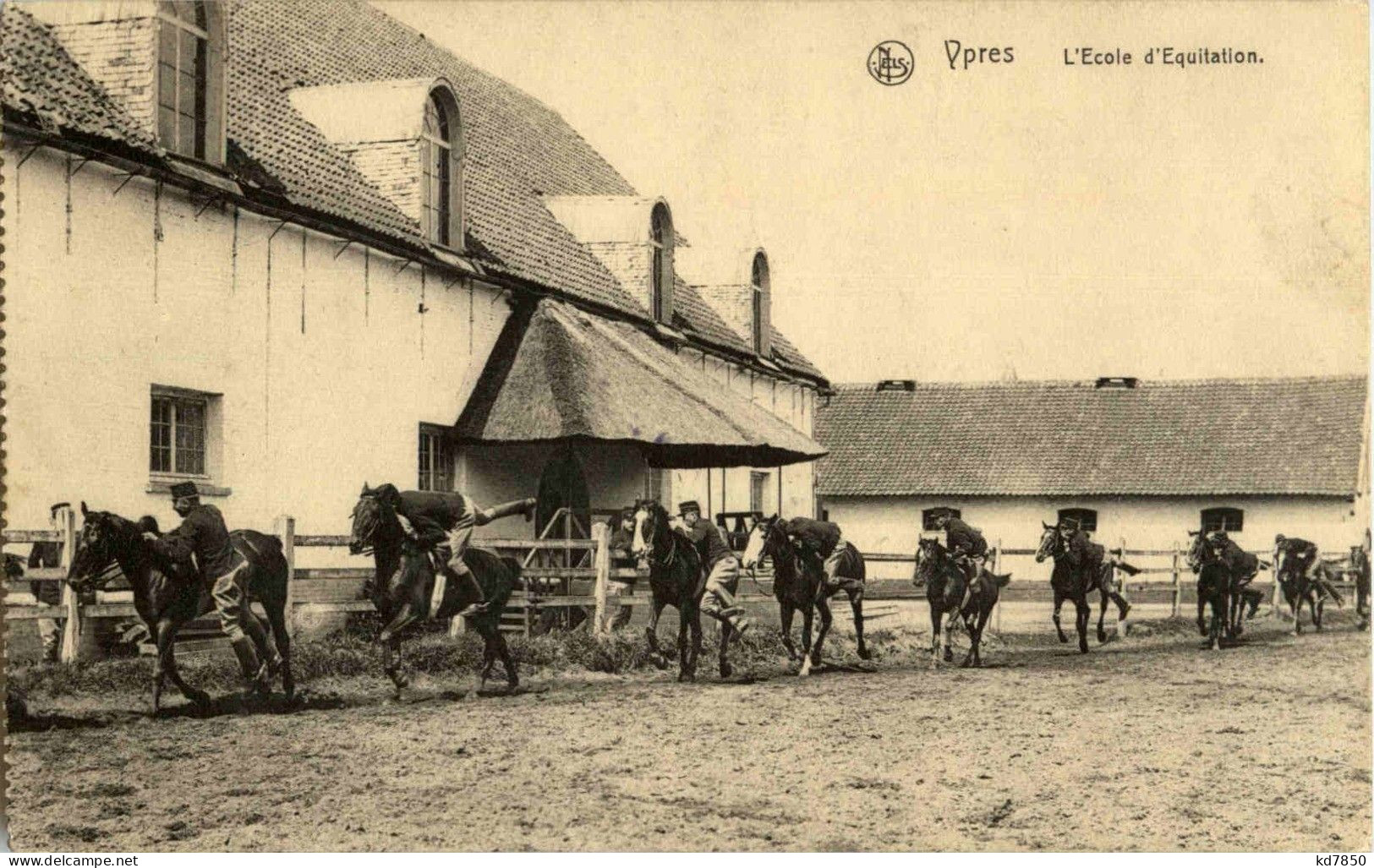 Ypres - L Ecole D Equitation - Feldpost - Ieper