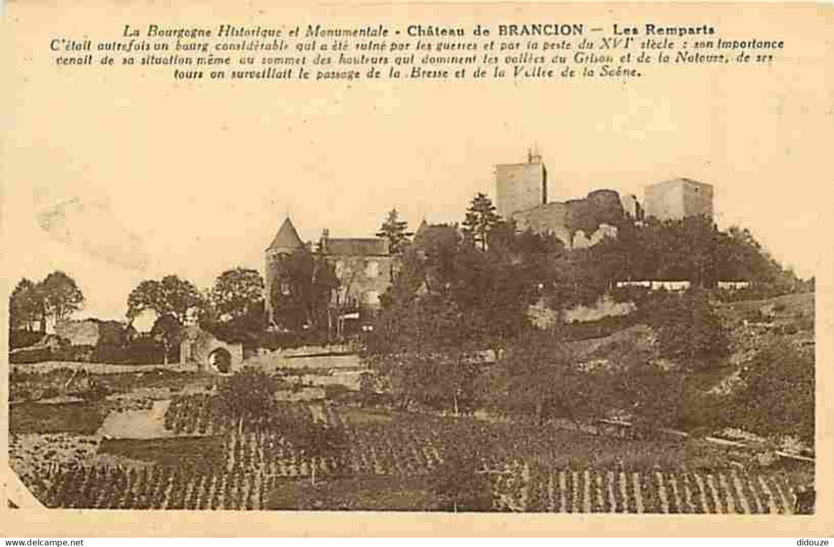 71 - Martailly-lès-Brancion - Château De Brancion - CPA - Voir Scans Recto-Verso - Autres & Non Classés