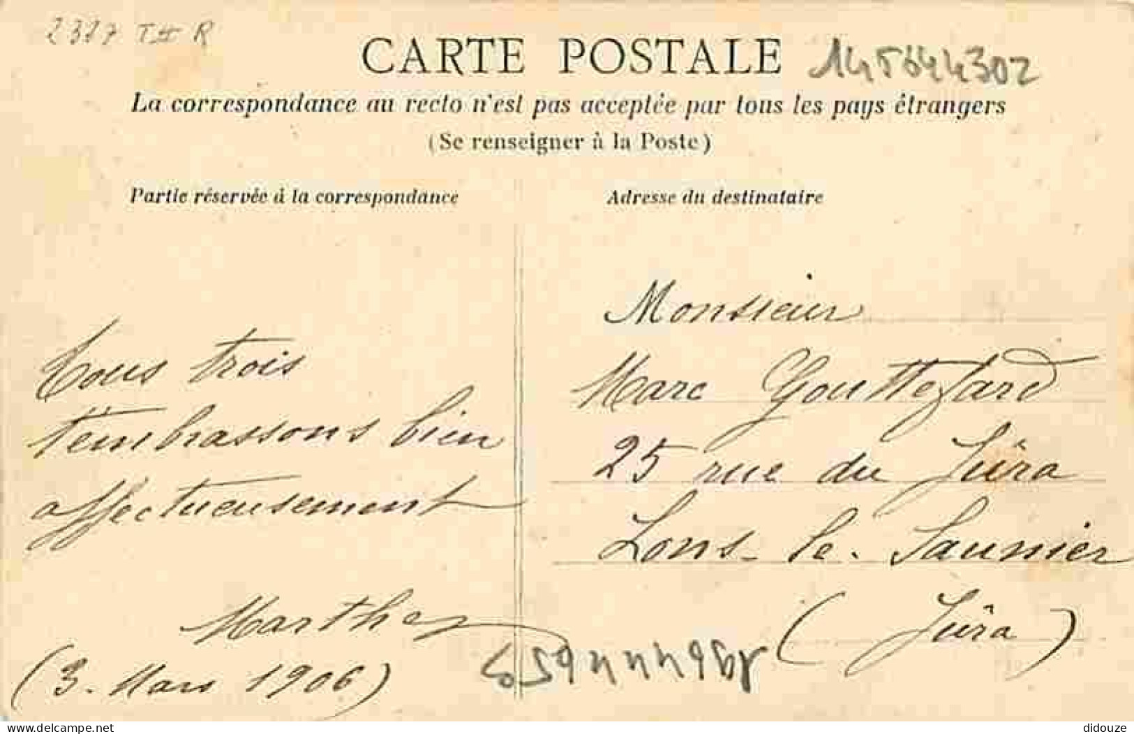 76 - Le Havre - Le Cap De La Hève - Oblitération Ronde De 1906 - CPA - Voir Scans Recto-Verso - Cap De La Hève