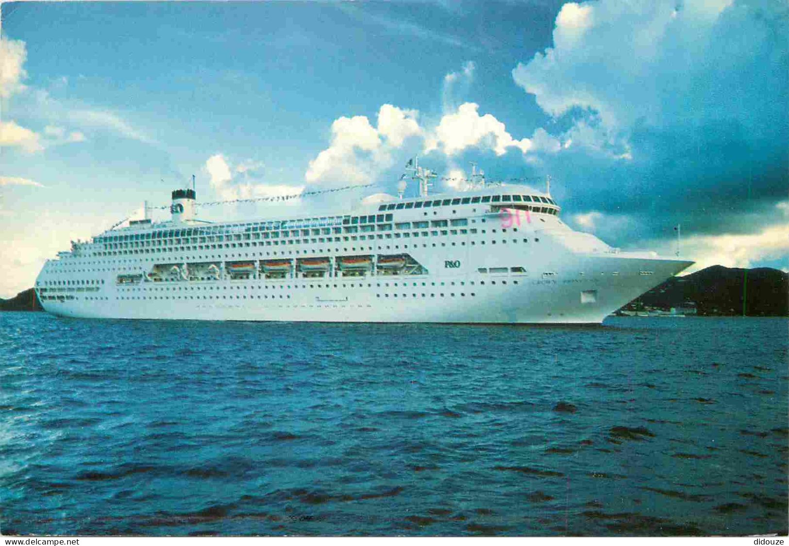 Bateaux - Paquebots - Crown Princess - P&O - CPM - Voir Scans Recto-Verso - Paquebots