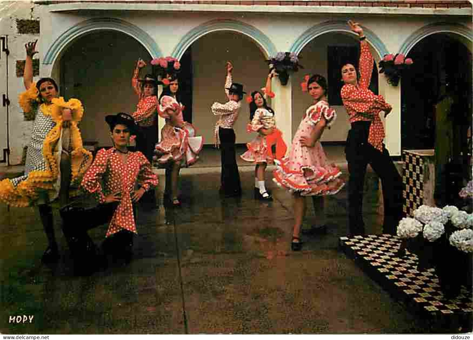 Folklore - Danses - Groupe Folklorique Espagnol Los Flamencos - CPM - Voir Scans Recto-Verso - Tänze