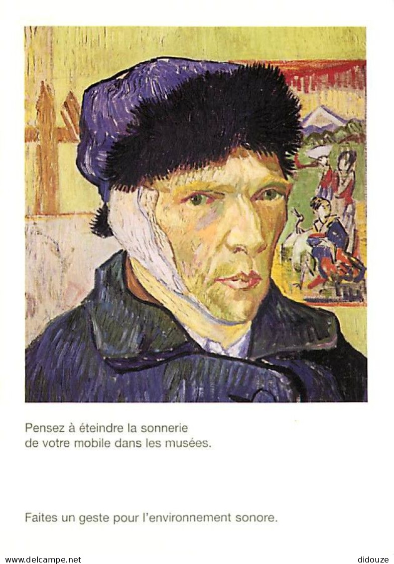 Art - Peinture - Vincent Van Gogh - Autoportrait - Seibsportrait - Self-portrait - CPM - Carte Neuve - Voir Scans Recto- - Malerei & Gemälde