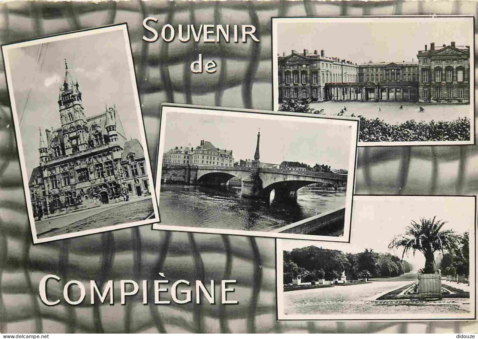 60 - Compiègne - Multivues - Carte Dentelée - CPSM Grand Format - Voir Scans Recto-Verso - Compiegne