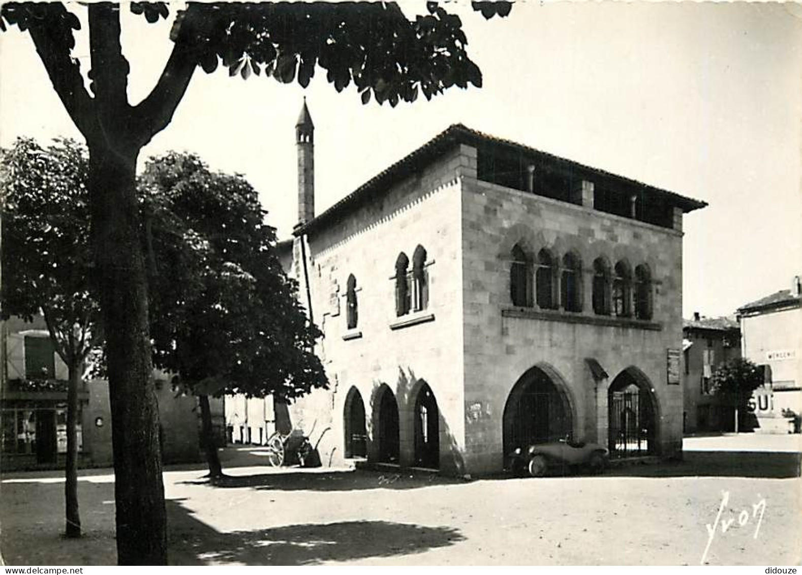 46 - Figeac - Ancien Hôtel De La Monnaie - Mention Photographie Véritable - Automobiles - Carte Dentelée - CPSM Grand Fo - Figeac