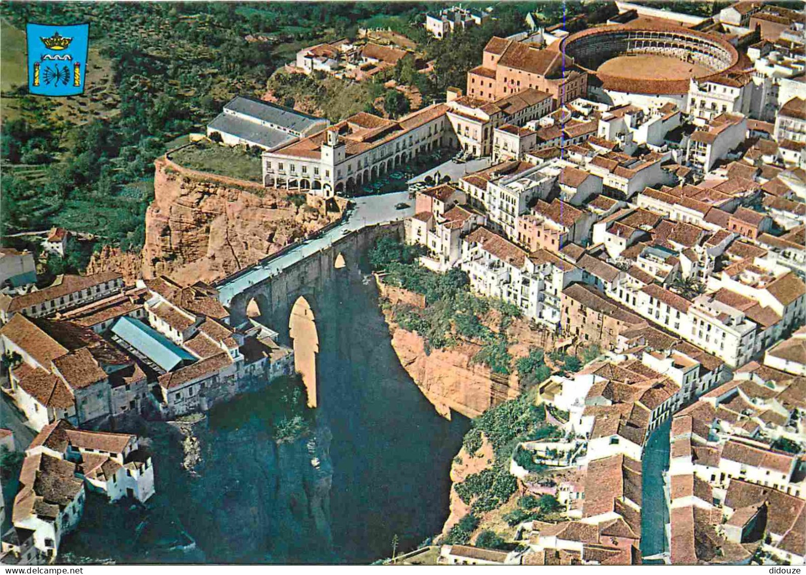 Espagne - Espana - Andalucia - Ronda - Vista Parcial - Puenta Y Plaza De Toros - Vue Partielle - Pont Et Place Des Taure - Málaga