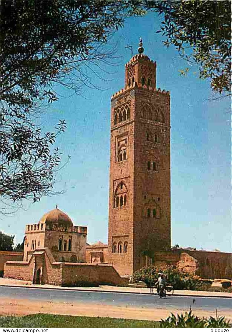 Maroc - Marrakech - La Mosquée De La Koutoubia Et Le Marabout - Carte Neuve - CPM - Voir Scans Recto-Verso - Marrakech