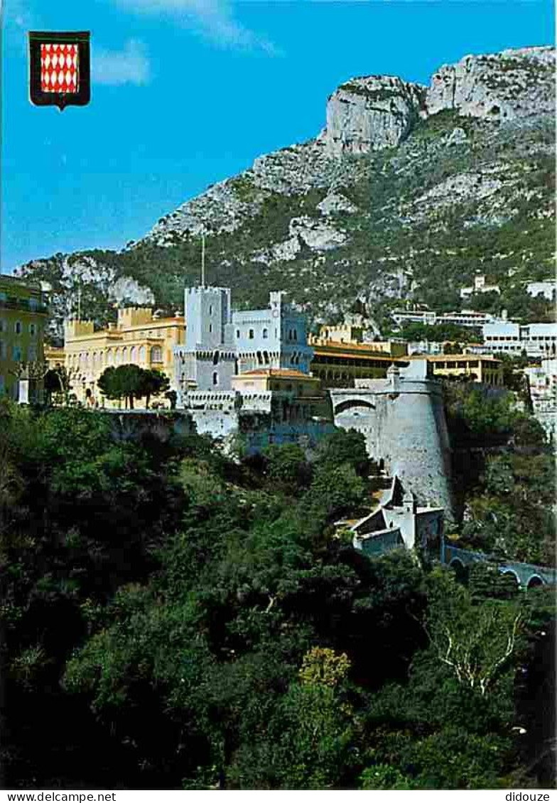 Monaco - Le Palais Princier - Blasons - Carte Neuve - CPM - Voir Scans Recto-Verso - Palacio Del Príncipe