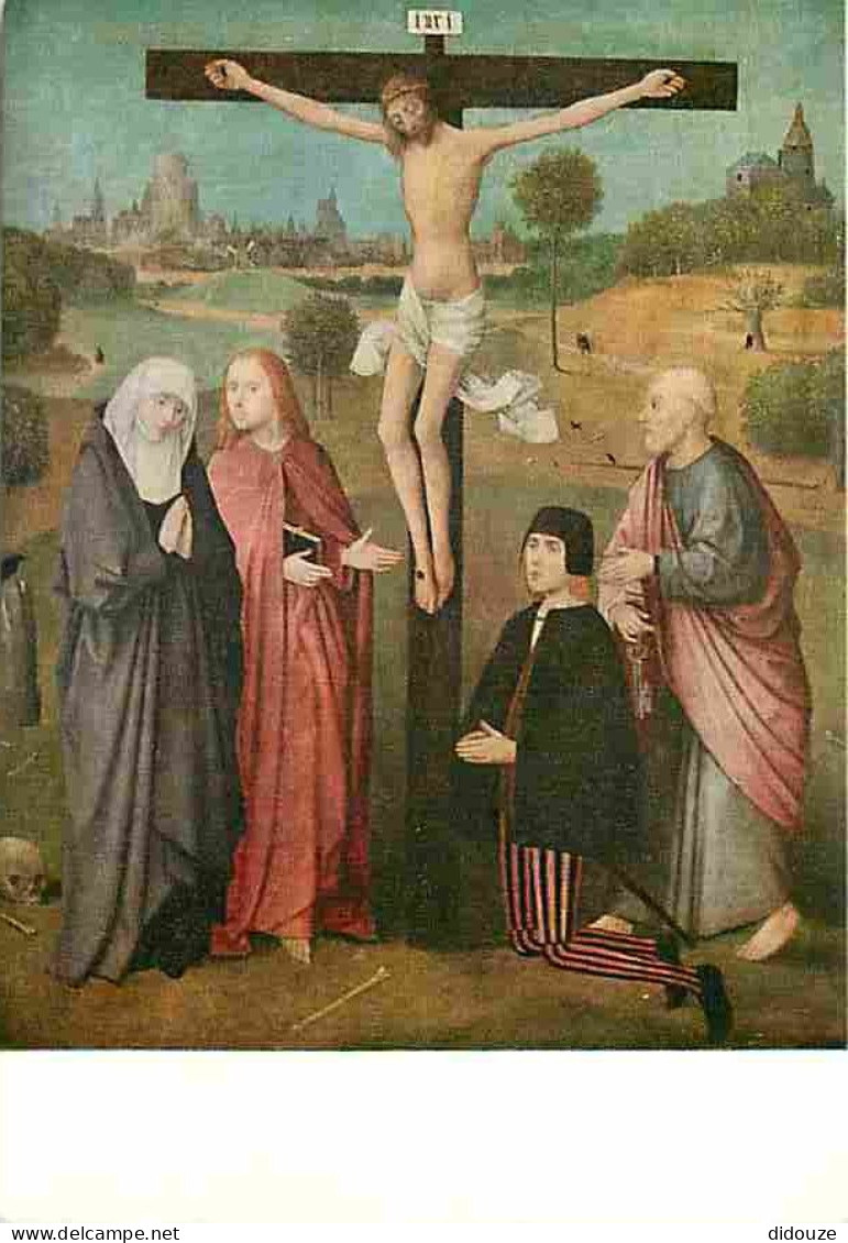 Art - Peinture Religieuse - Jérome Bosch - Le Christ En Croix - Bruxelles - Musées Royaux Des Beaux Arts - CPM - Voir Sc - Pinturas, Vidrieras Y Estatuas