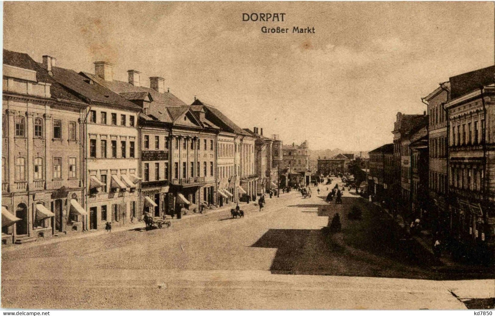 Dorpat - Grosser Markt - Estonie