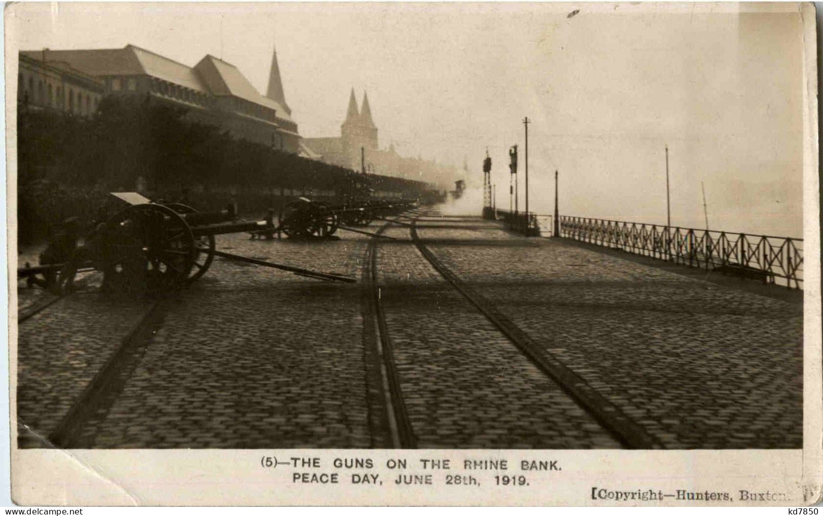 The Guns On The Rhine Bank 1919 - Weltkrieg 1914-18