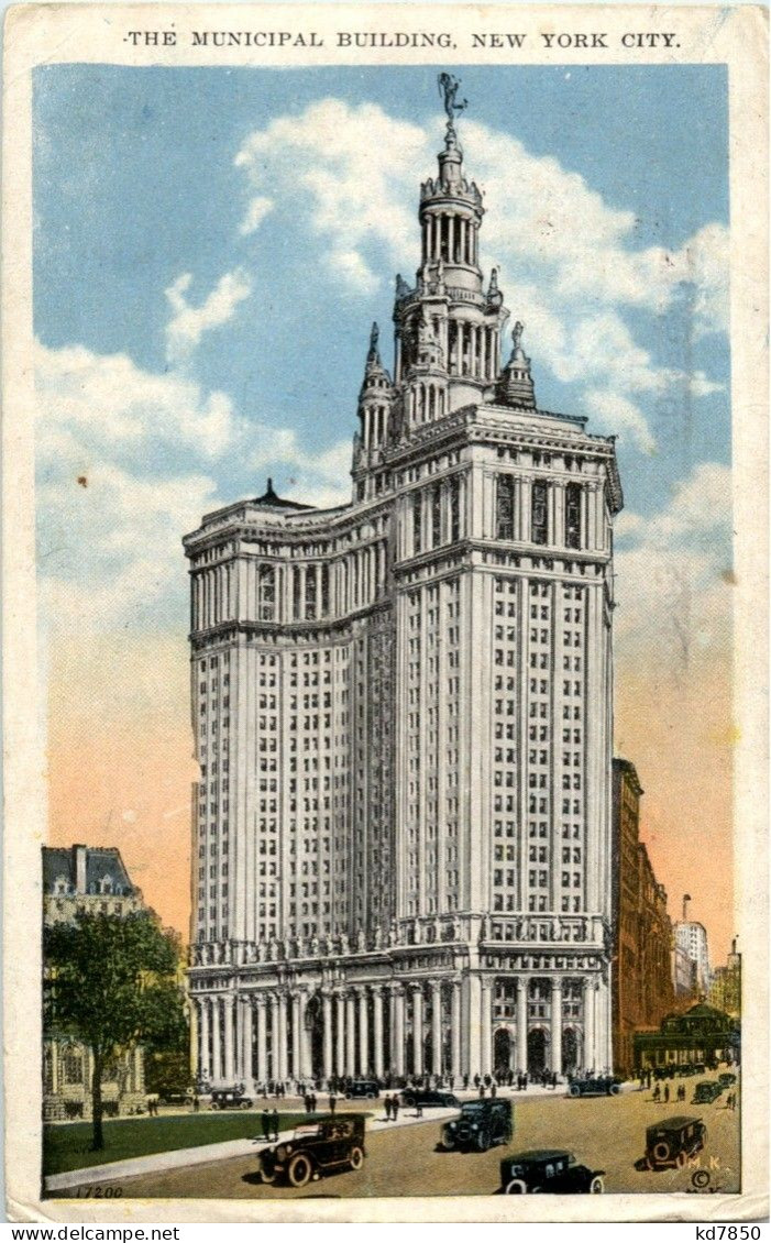 New York - Municipal Building - Andere & Zonder Classificatie