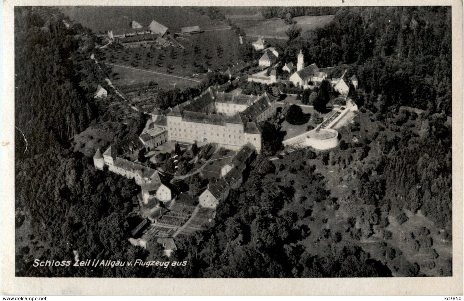 Schloss Zeil Vom Flugzeug - Leutkirch I. Allg.