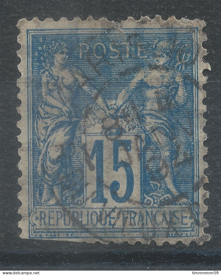 Lot N°82805   N°101, Oblitéré Cachet à Date De PARIS 10 "R. Du VIEUX COLOMBIER" - 1876-1898 Sage (Type II)