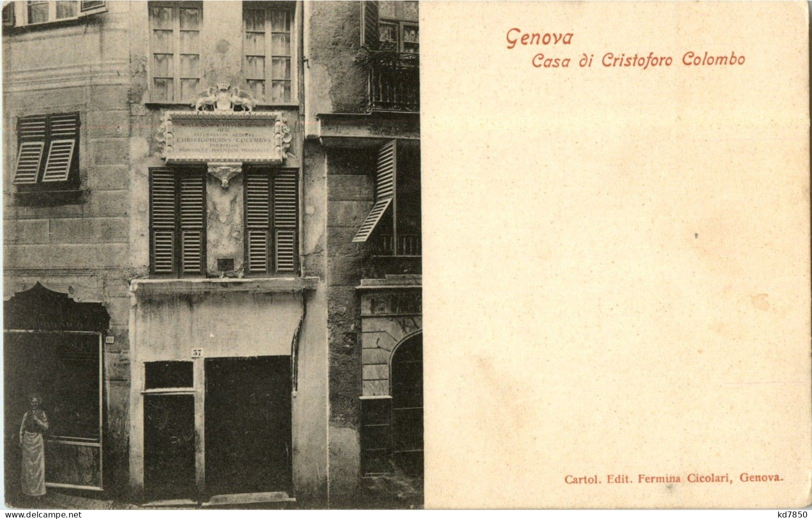 Genovo - Casa Di Cristoforo Colombo - Genova (Genua)