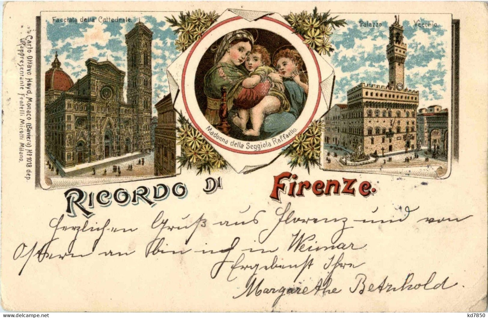 Riccordo Di Firenze - Litho - Firenze (Florence)