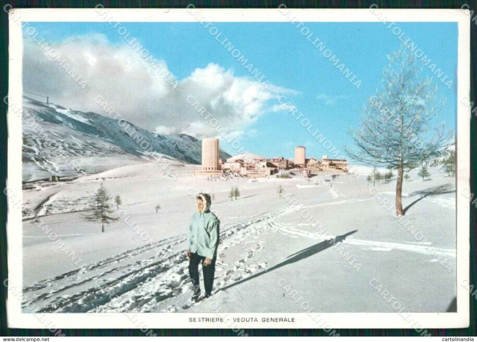 Torino Sestriere Foto FG Cartolina KB2166 - Sonstige & Ohne Zuordnung