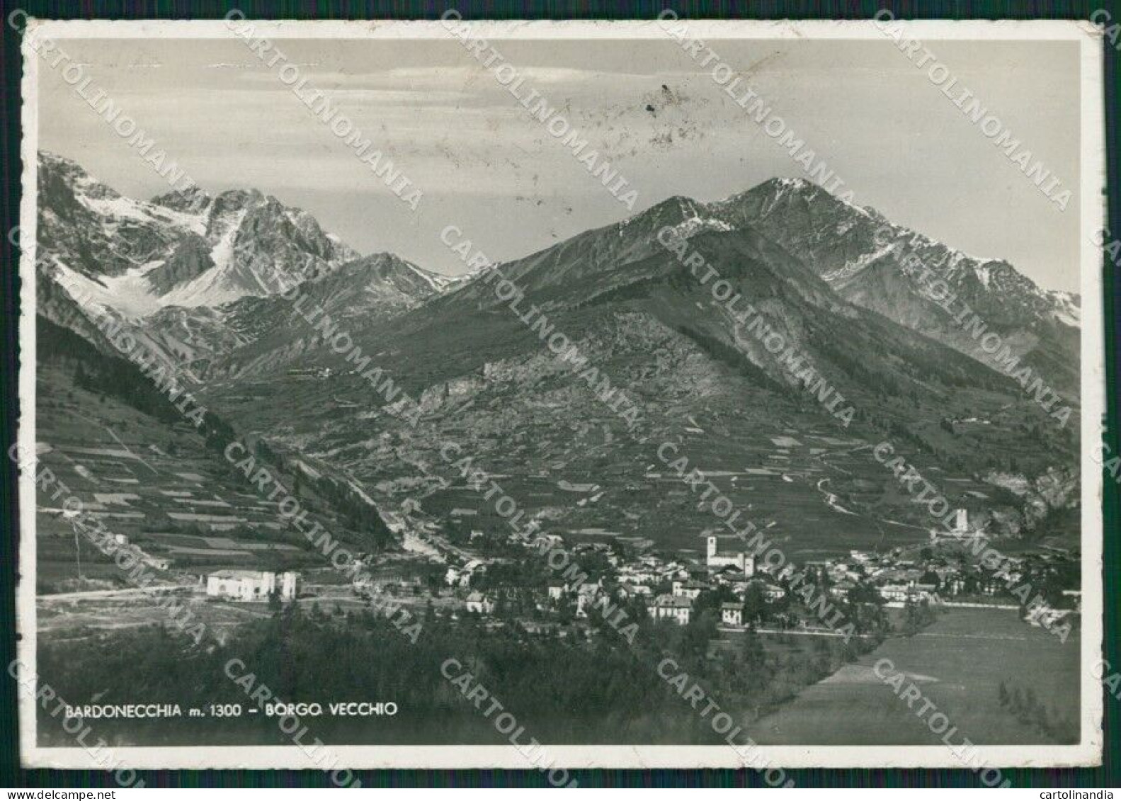 Torino Bardonecchia Borgo Vecchio PIEGHE Foto FG Cartolina KB2105 - Sonstige & Ohne Zuordnung