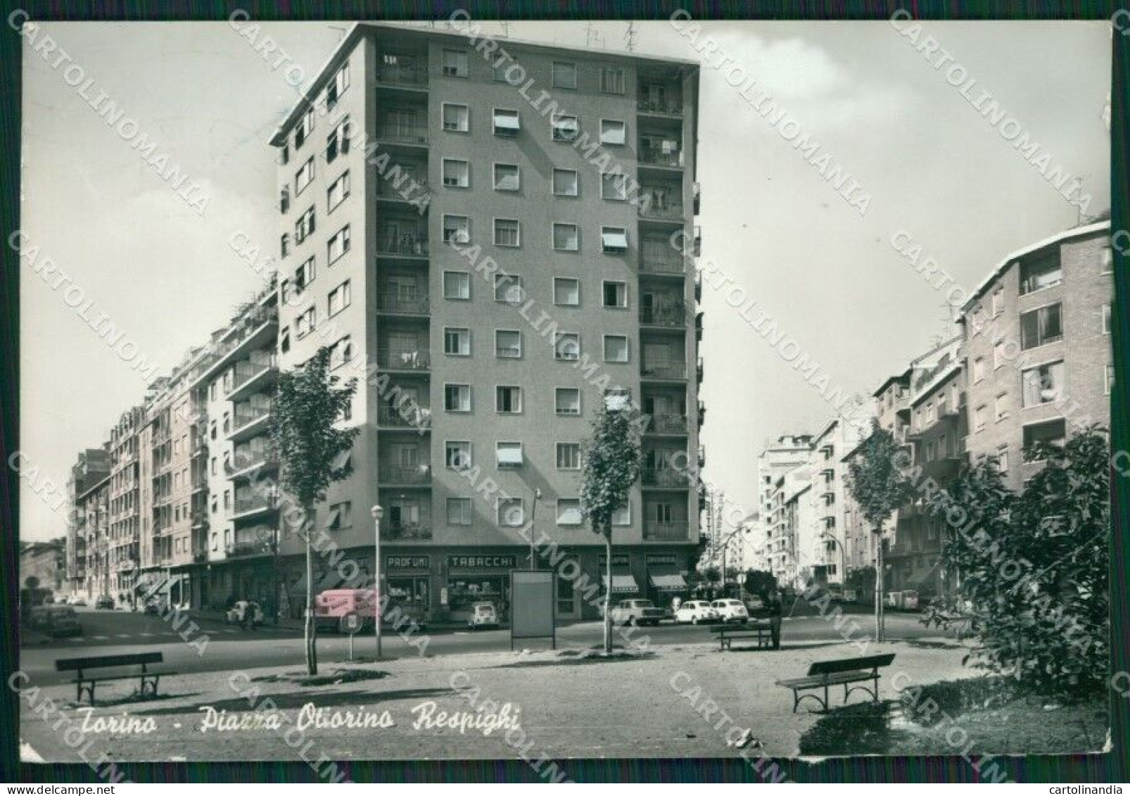 Torino Città Auto PIEGHE COLLA Foto FG Cartolina KB2176 - Sonstige & Ohne Zuordnung