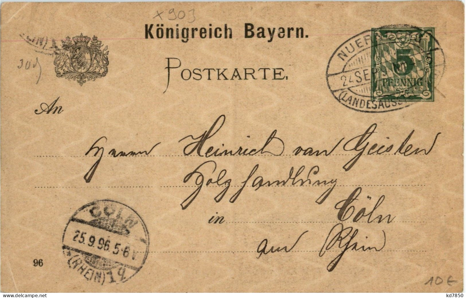 Nürnberg - Bayrische Landes Ausstellung 1896 - Nuernberg