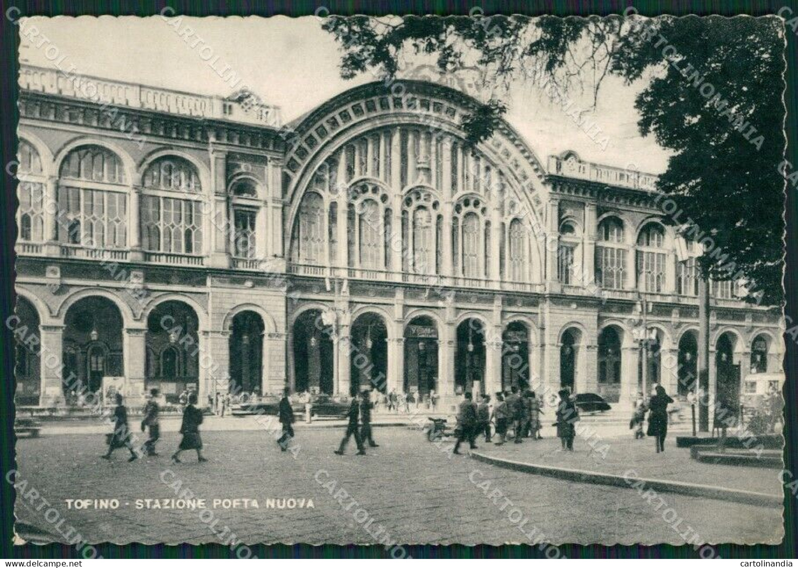 Torino Città Stazione FG Cartolina KB2093 - Sonstige & Ohne Zuordnung