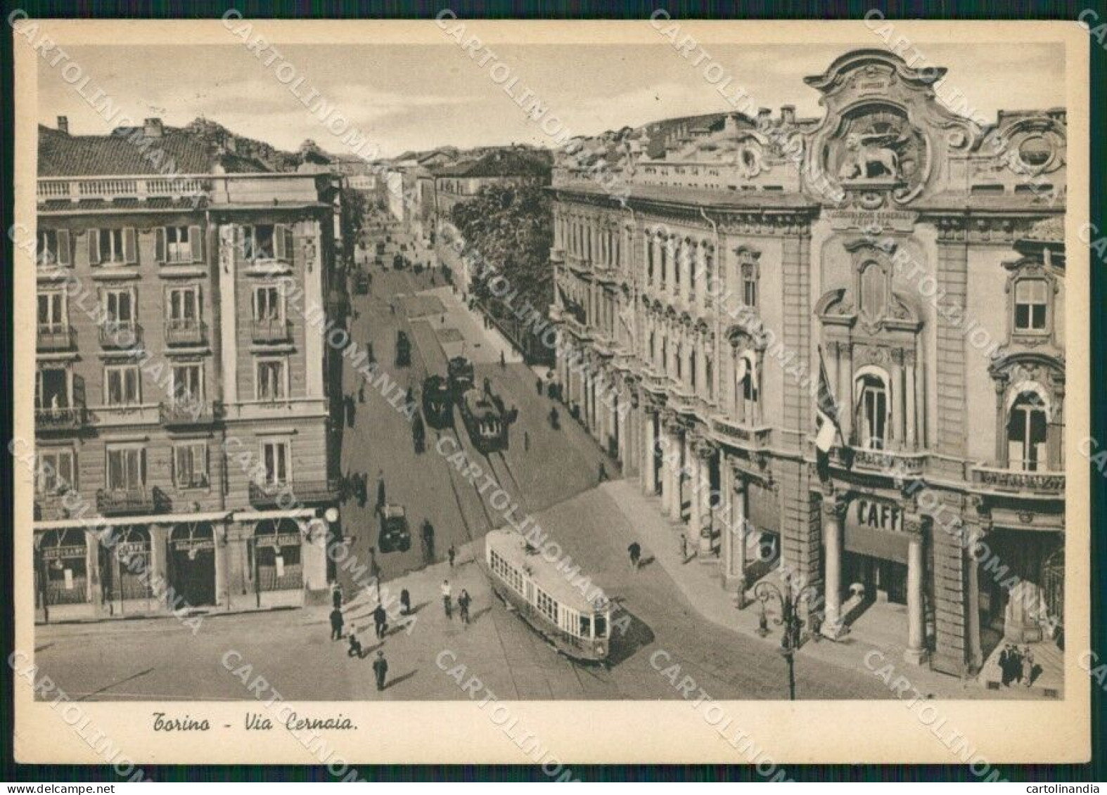 Torino Città Tram FG Cartolina KB2091 - Sonstige & Ohne Zuordnung