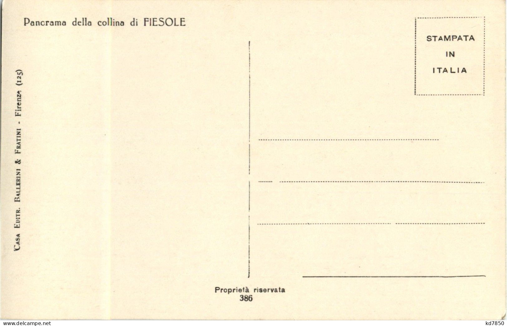 Fiesole - Otros & Sin Clasificación