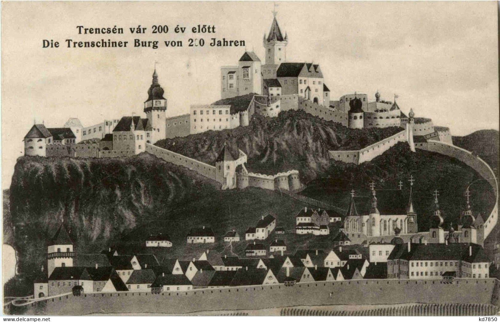 Die Trenschiner Burg Von 200 Jahren - Ungarn