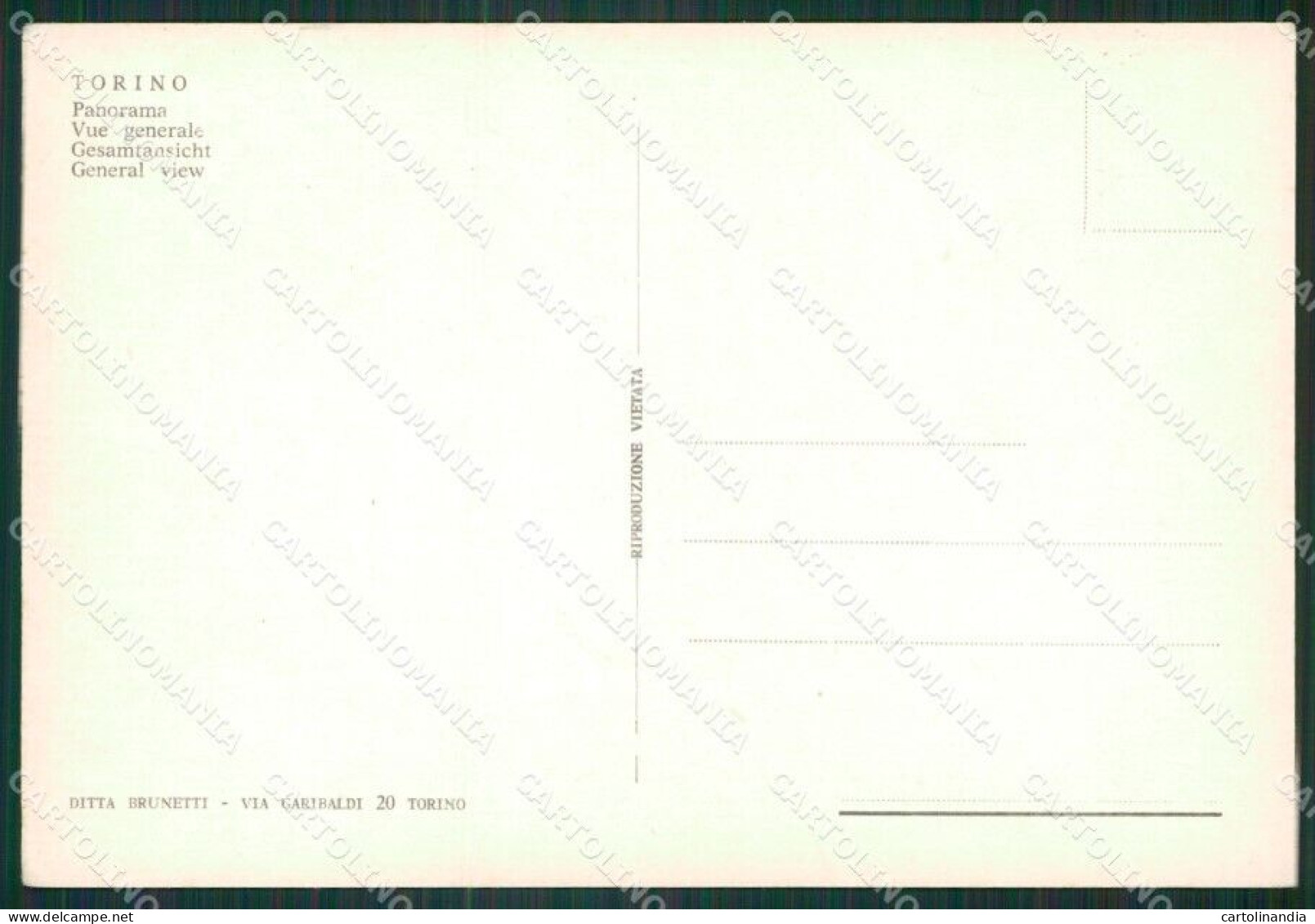 Torino Città FG Cartolina KB2094 - Sonstige & Ohne Zuordnung