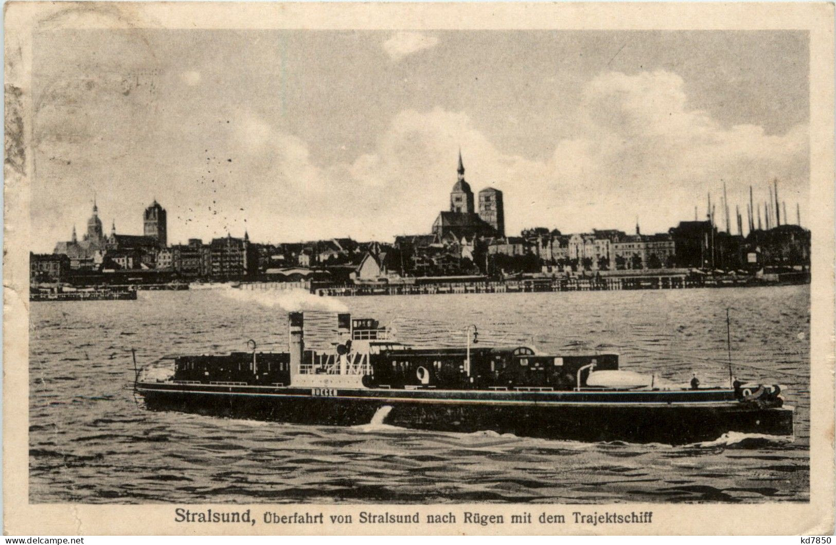 Stralsund - Überfahrt Von Stralsund Nach Rügen Mit Dem Trajektschiff - Stralsund