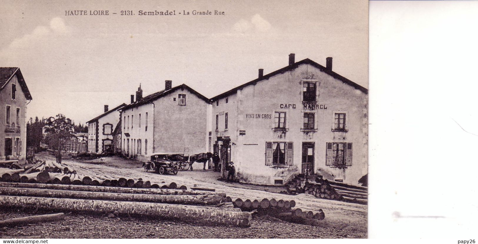 Cpa Sembadel La Grande Rue - Other & Unclassified