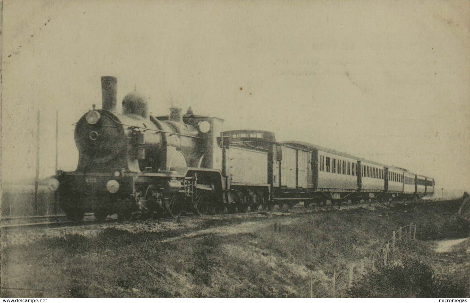 Réseau Du Nord - Un Rapide De Bruxelles, Vers 1905 - Trains