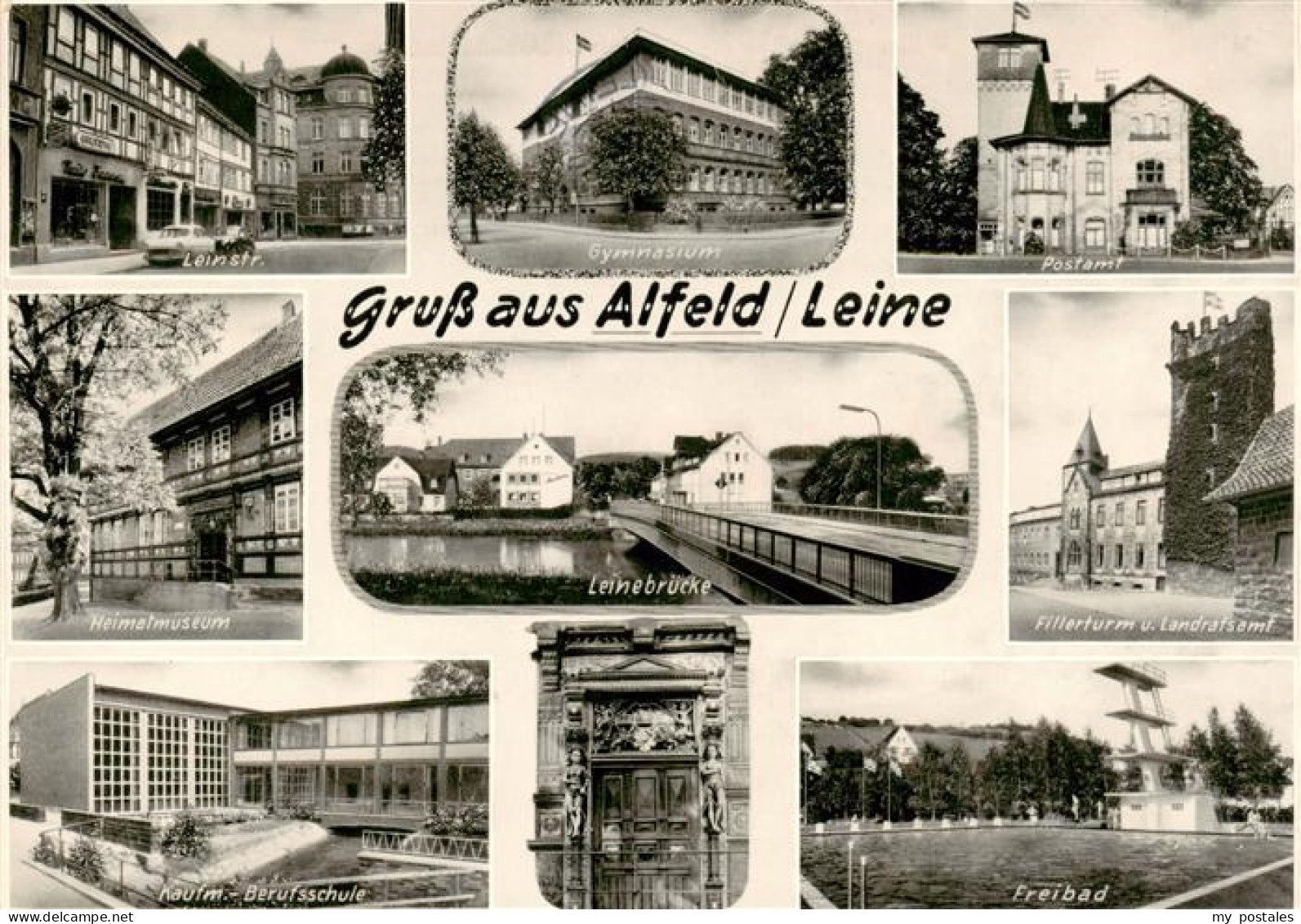 73884729 Alfeld Leine Leinstr Gymnasium Postamt Heimatmuseum Leinebruecke Filler - Alfeld