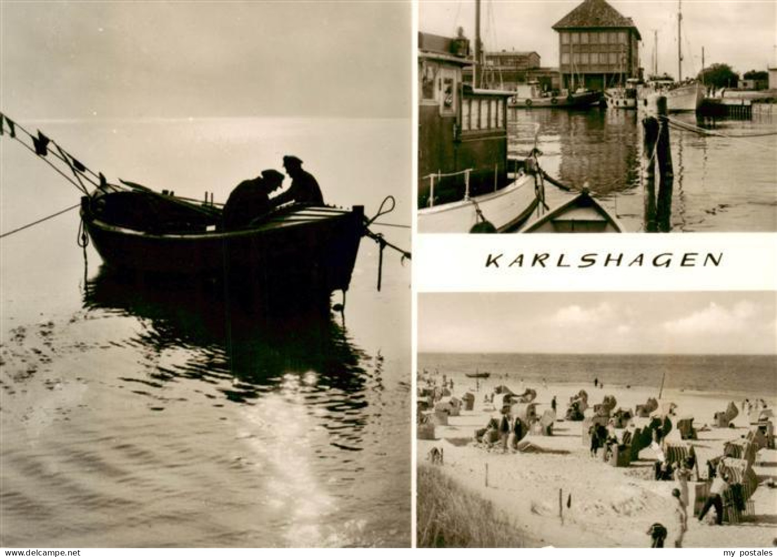 73884715 Karlshagen Carlshagen Usedom Fischerboot Hafenpartie Strand  - Autres & Non Classés