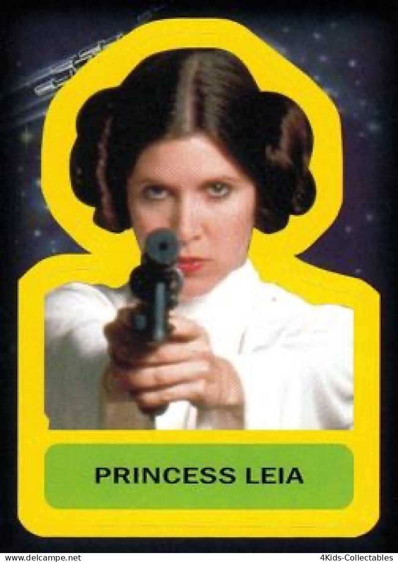 2015 Topps STAR WARS Journey To The Force Awakens "Character Stickers" S-3 Princess Leia - Star Wars