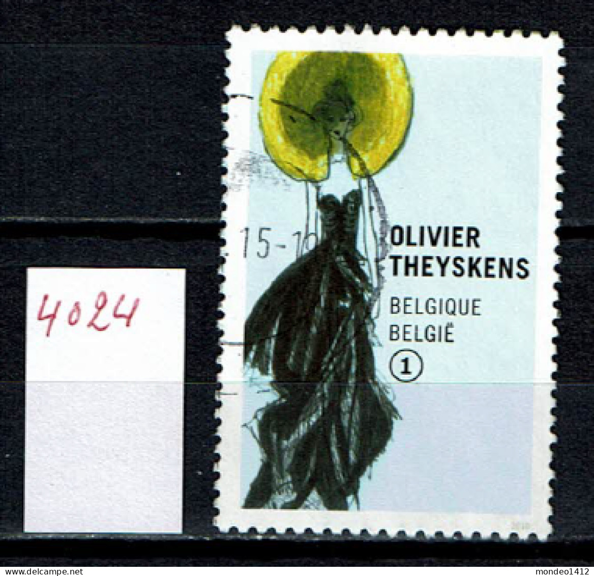 België OBP 4024 - Mode, Couturiers Belges, Olivier Theyskens - Used Stamps