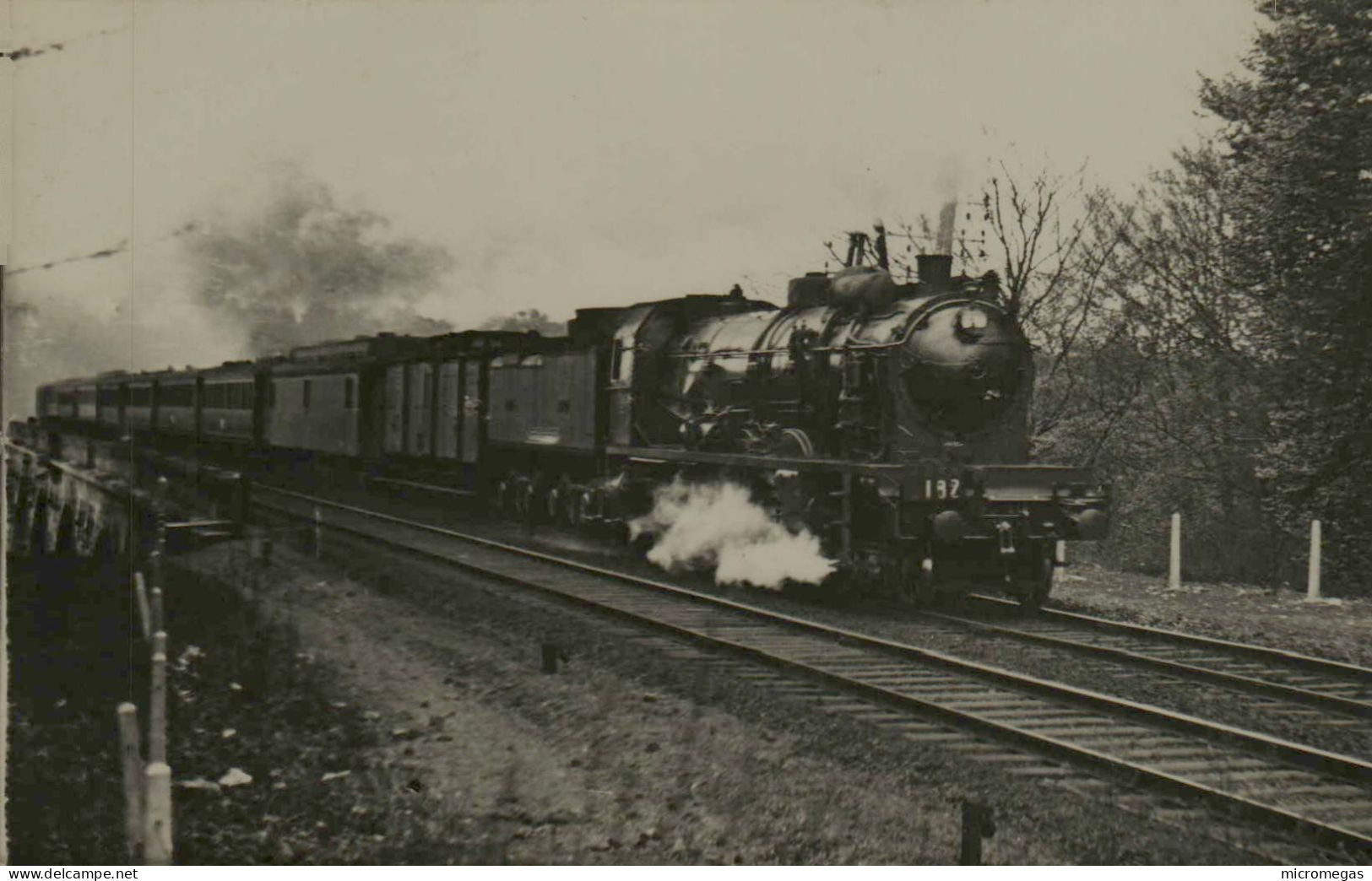 3.1150 Chantilly, Tr. 182 - Photo L. Hermann, 5-5 1932 - Trains