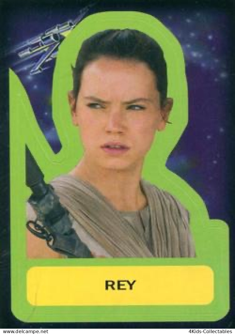 2015 Topps STAR WARS Journey To The Force Awakens "Character Stickers" S-4 Rey - Star Wars