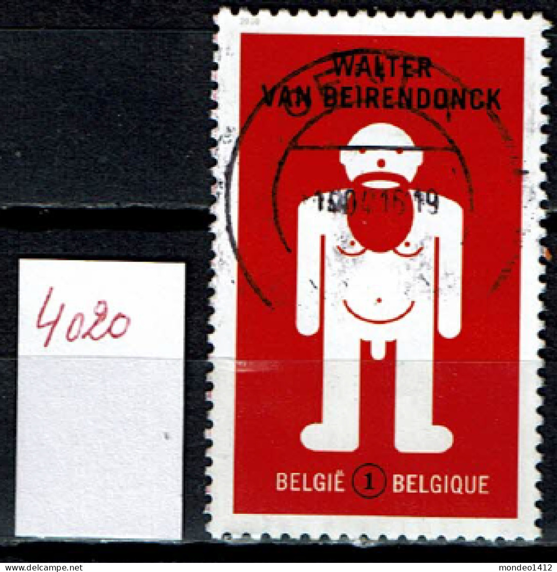 België OBP 4020 - Mode, Couturiers Belges, Walter Van Beirendonck - Used Stamps