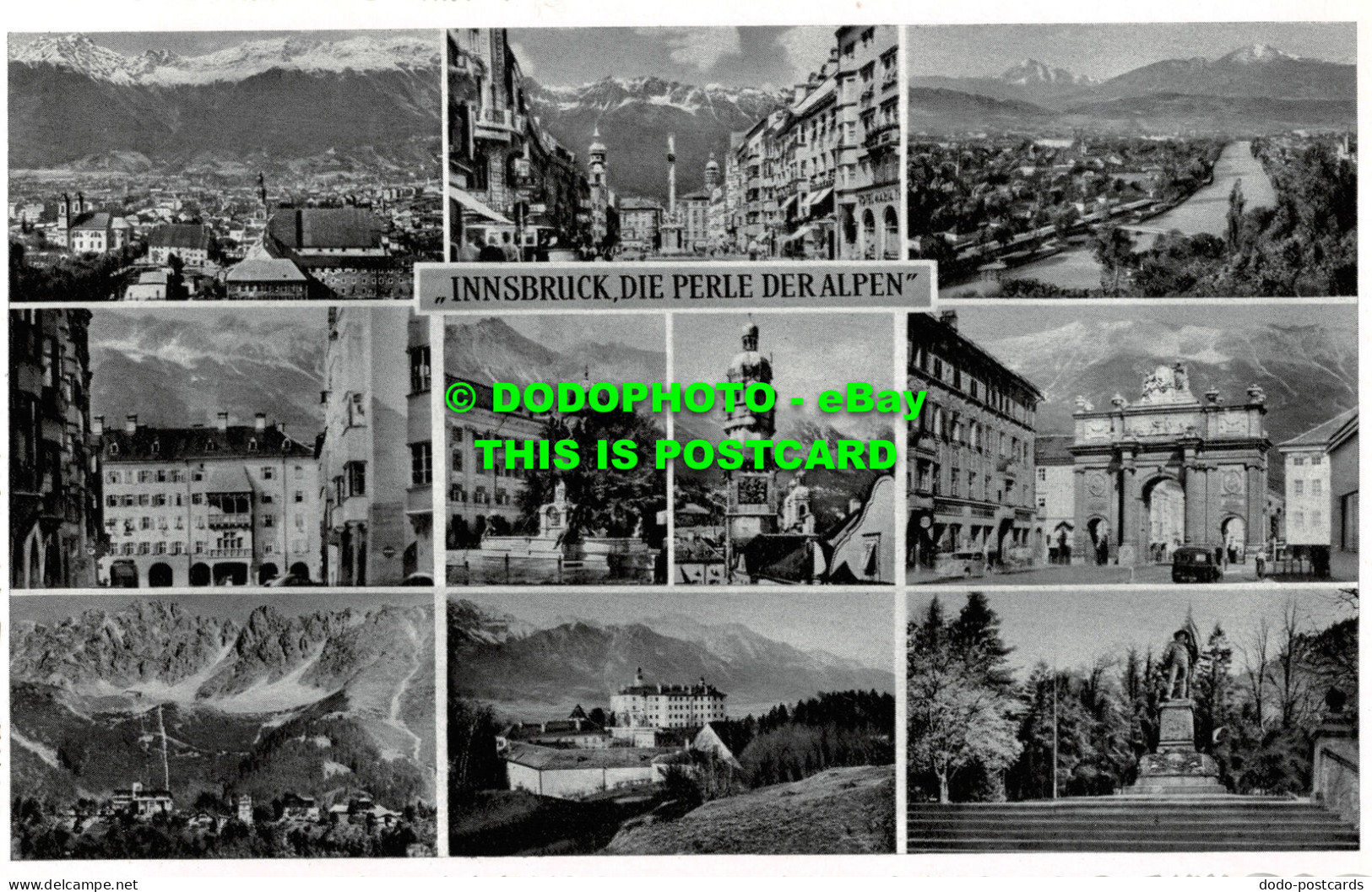 R507761 Innsbruck Die Perle Der Alpen. K. T. V. Tiroler Kunstverlag Chizzali. Nr - Mondo