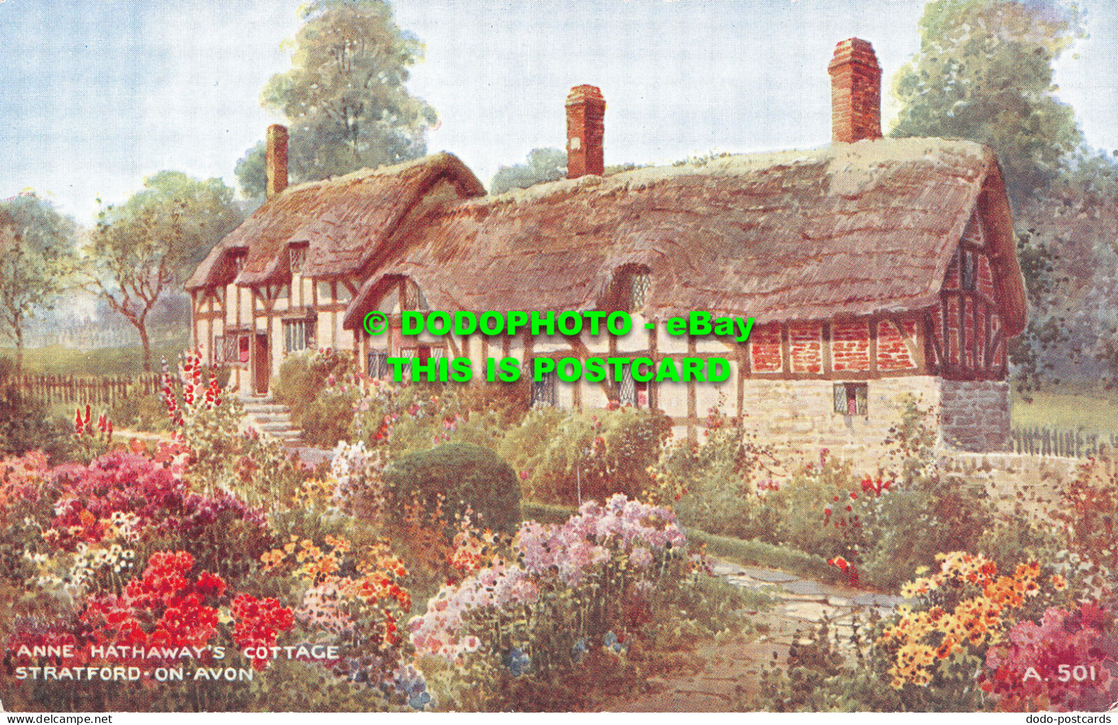 R507764 Stratford On Avon. Anne Hathaway Cottage. Valentine. Art Colour. Brian G - Mondo