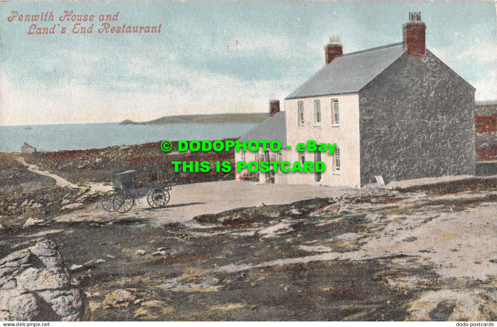 R507515 Penwith House And Land End Restaurant. Valentine Series. 1904 - Mondo