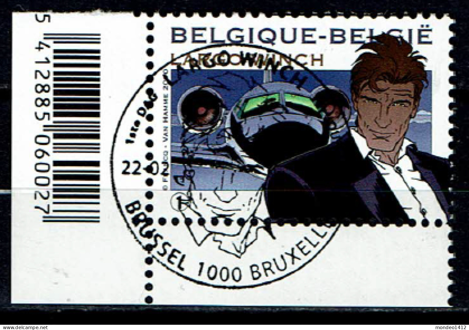 België OBP 3994 - Largo Winch - Oblitérés