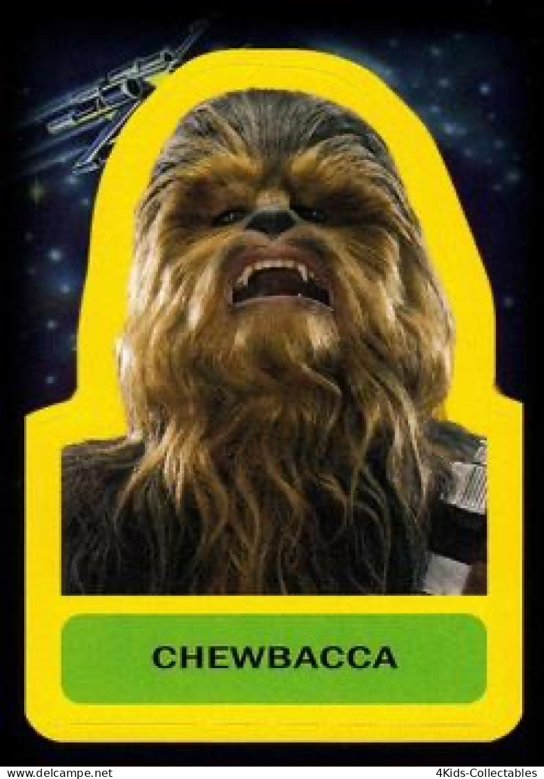 2015 Topps STAR WARS Journey To The Force Awakens "Character Stickers" S-7 Chewbacca - Star Wars