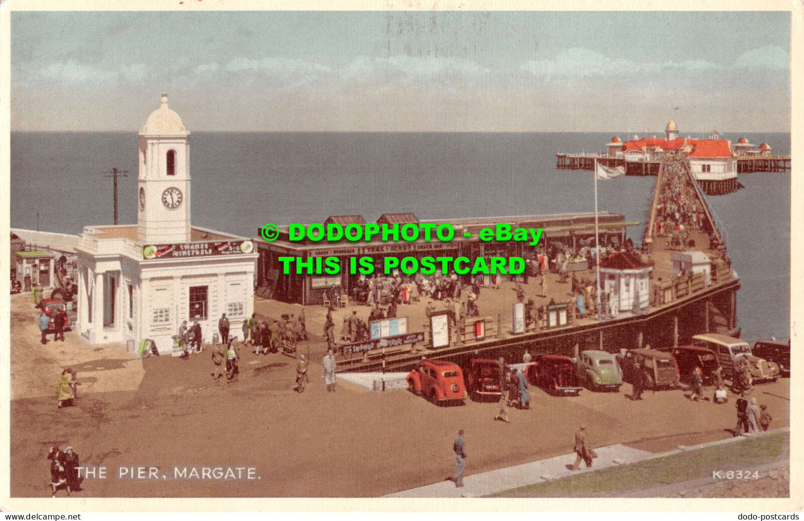 R507522 Margate. The Pier. Valentine. Carbo Colour - Mondo